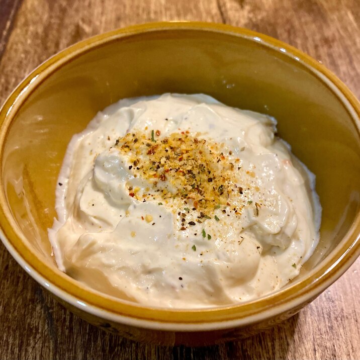 クリームチーズと豆腐のディップ♪